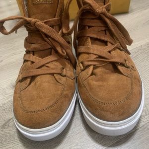 G by Guess Sneakers. Size 9.5 womens. Cognac brown, suede